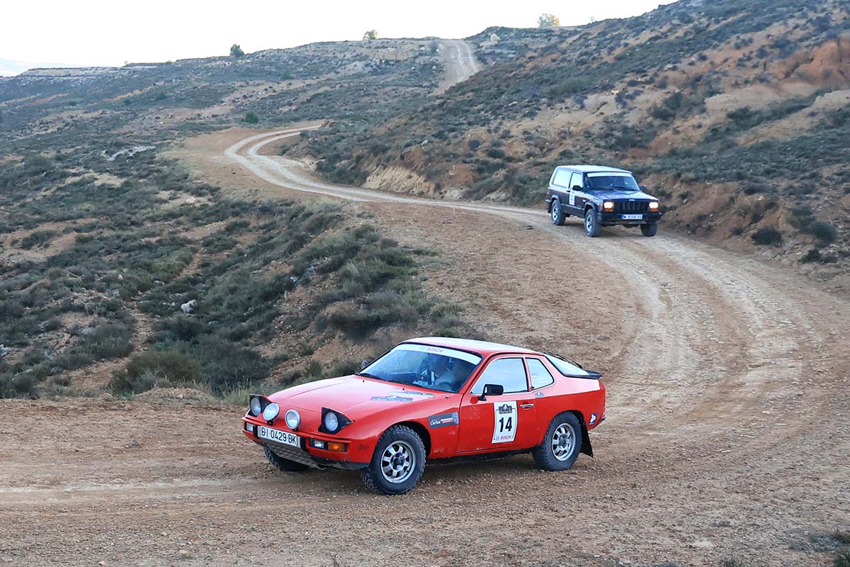 Porche 924 vencedor del Spain Classic Raid