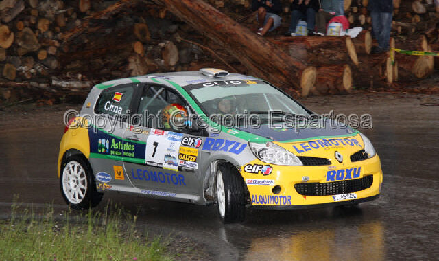 Rallye Arroes Gijon 2009, Tano impuso el Impreza WRC